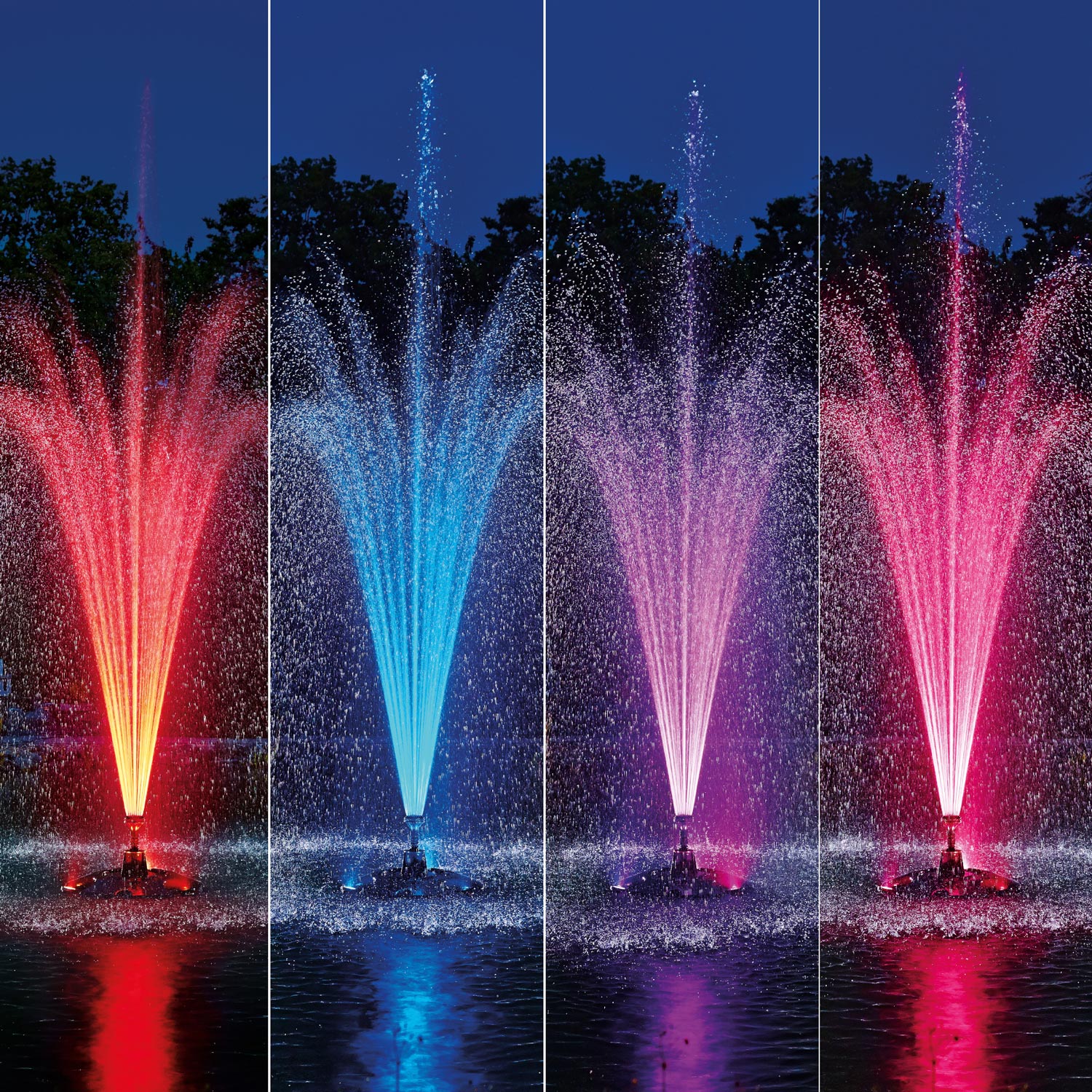 Floating fountain illumination set RGB 漂浮喷泉套装灯